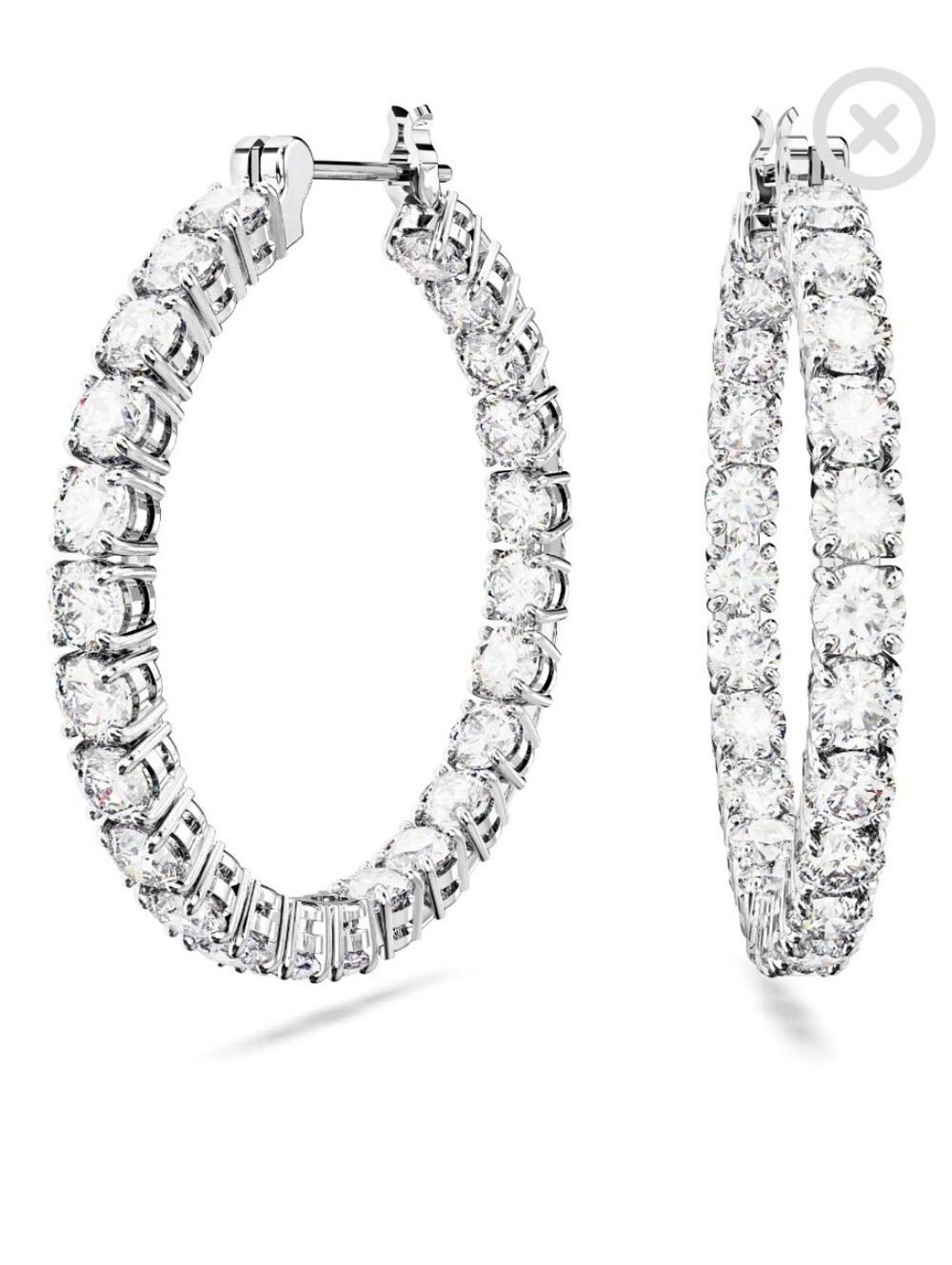 Swarovski Matrix Vittore Hoop Earrings